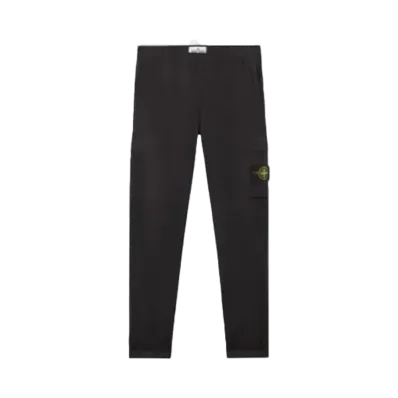 Stone Island Regular Tapered Fit Cargo Trousers "Black"