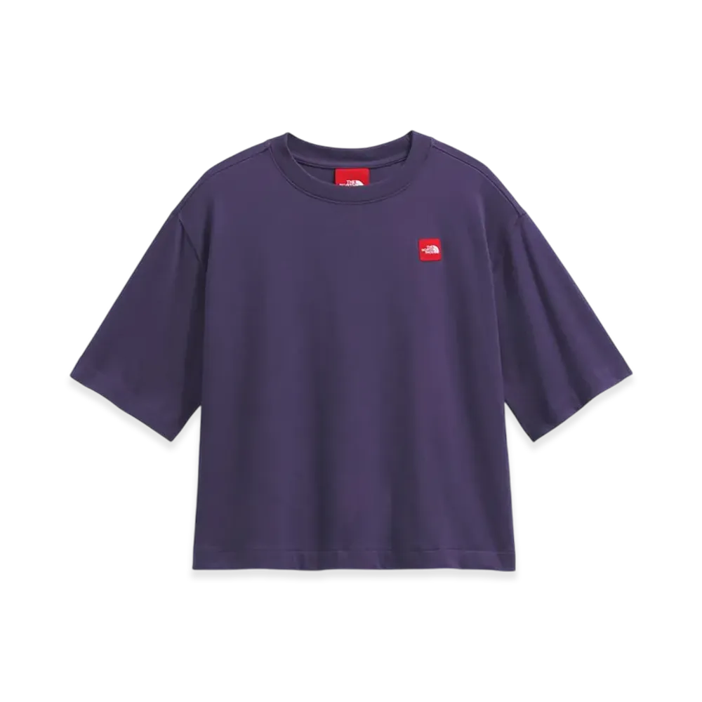 The North Face Red Box Short Sleeve Boxy Tee "Eternal Purple"
