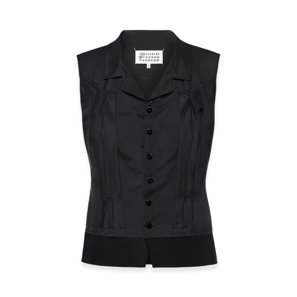 Maison Margiela Silk Top "Black"