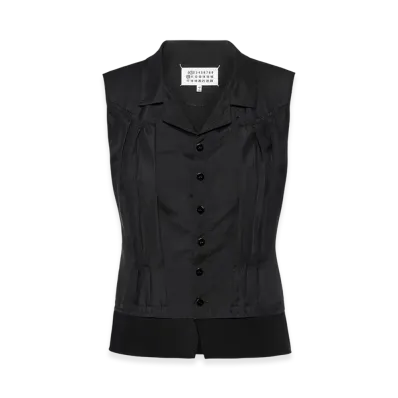 Maison Margiela Silk Top "Black"