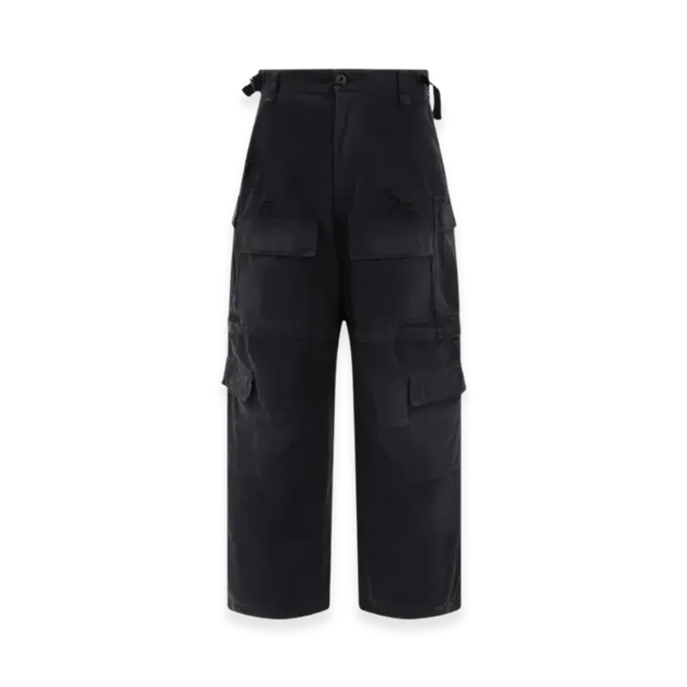 BALENCIAGA Large Cargo Pants in "Black"