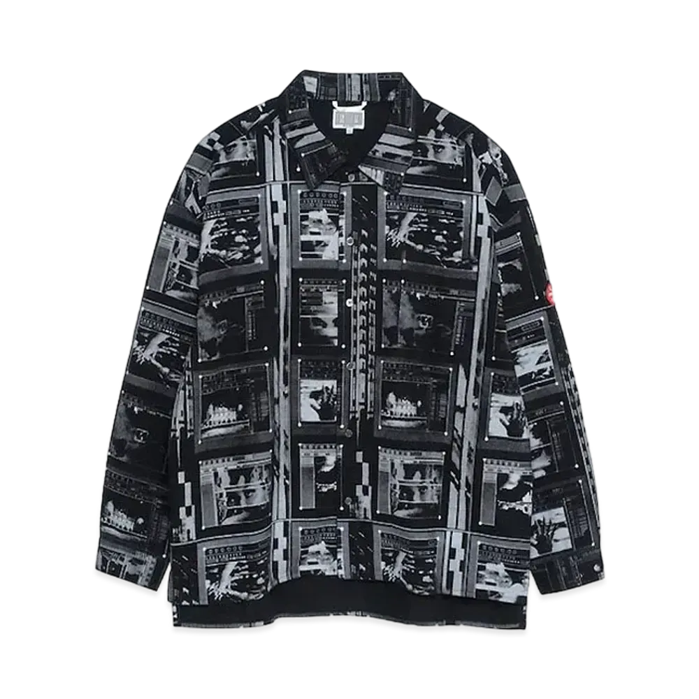 Cav Empt (C.E) FRAME PRINTED SHIRT JACKET "Black"