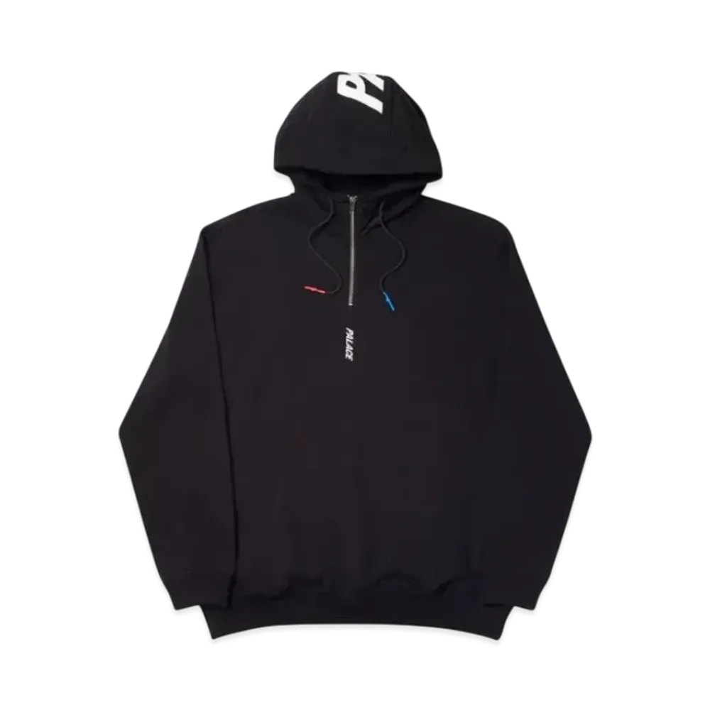 PALACE Twill 1/4 Hood "Black"