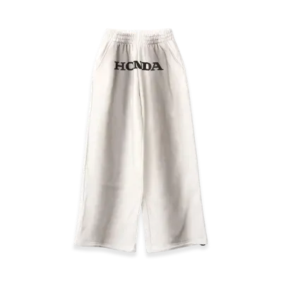 atmos pink x HONDA Spray Sweat Pants "White"
