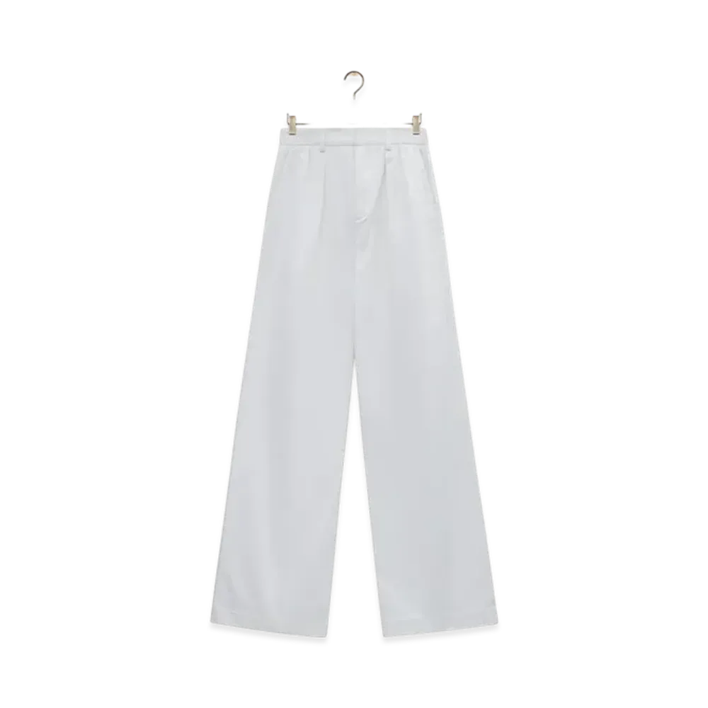 LOEWE Pleated Trousers "White"