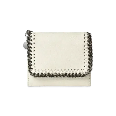 STELLA McCARTNEY Farabela Small Flap Wallet "Magnolia"