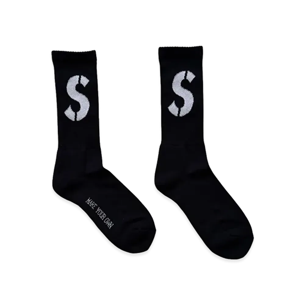SAPEur Crew Socks "Black"
