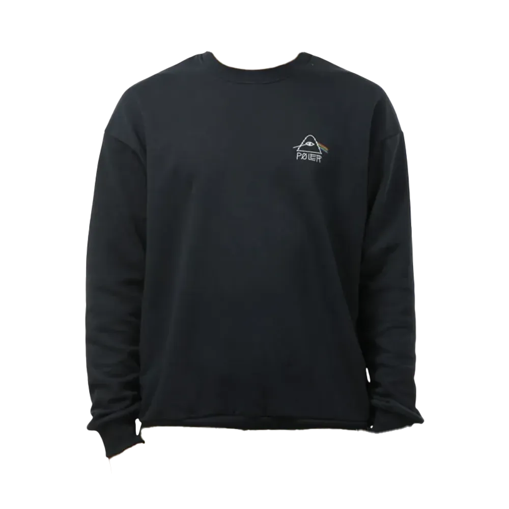 POLeR Psychedelic Logo Crew "Navy"
