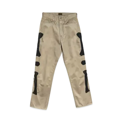 KAPITAL VINTAGE SATIN MEXICAN KANTAKI SEED 5P "Camo Beige"