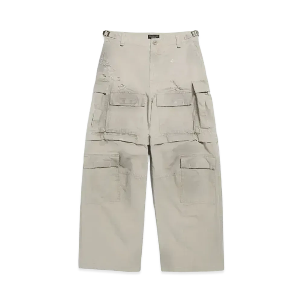 BALENCIAGA Men's Large Cargo Pants "Beige"