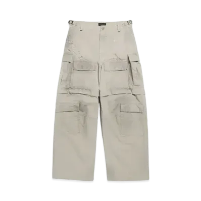 BALENCIAGA Men's Large Cargo Pants "Beige"