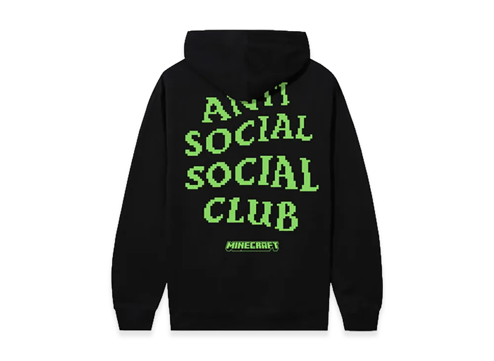 ANTI SOCIAL SOCIAL CLUB x Minecraft Pixel Logo Hoodie "Black"