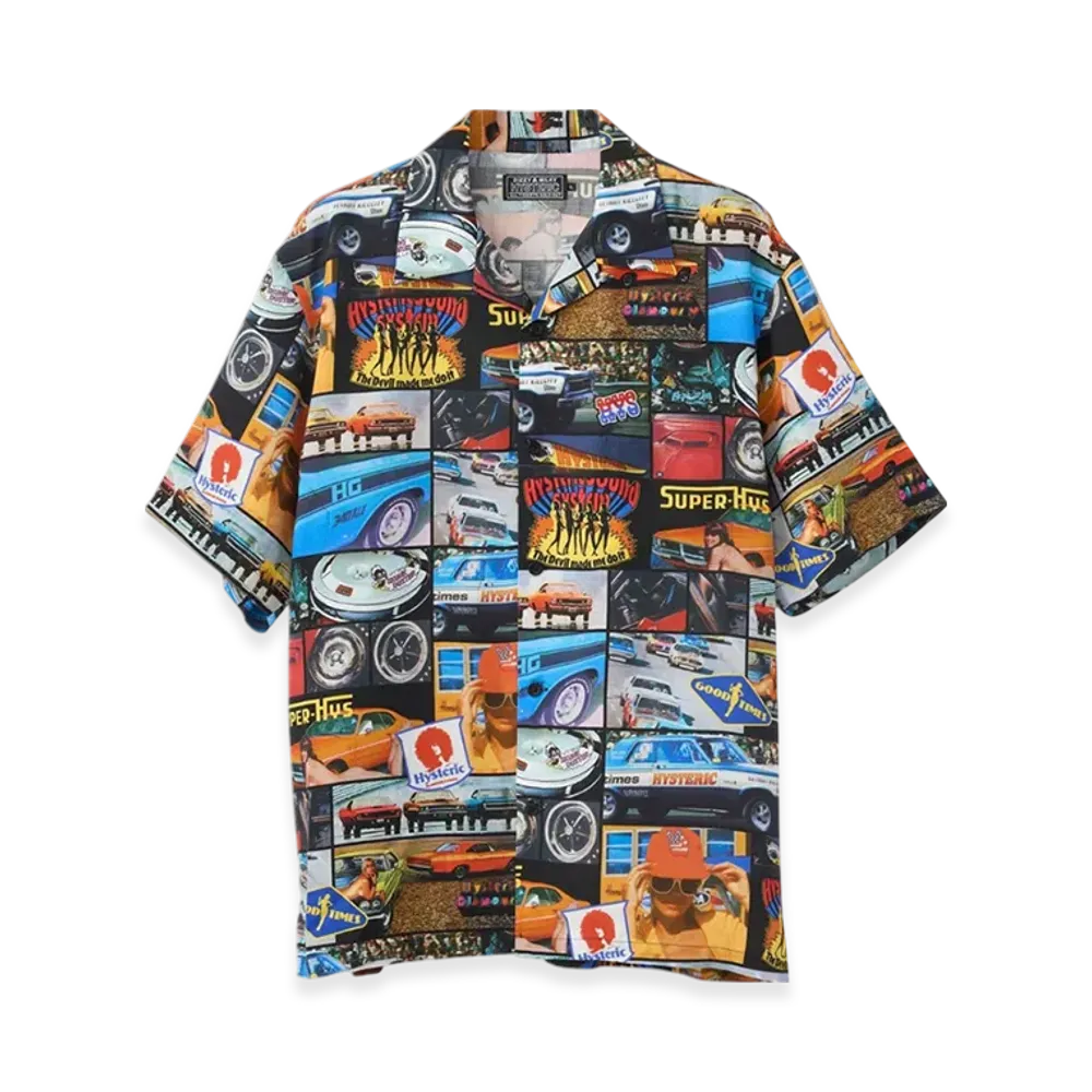 HYSTERIC GLAMOUR Super HYS Pattern Aloha Shirt "Multi"