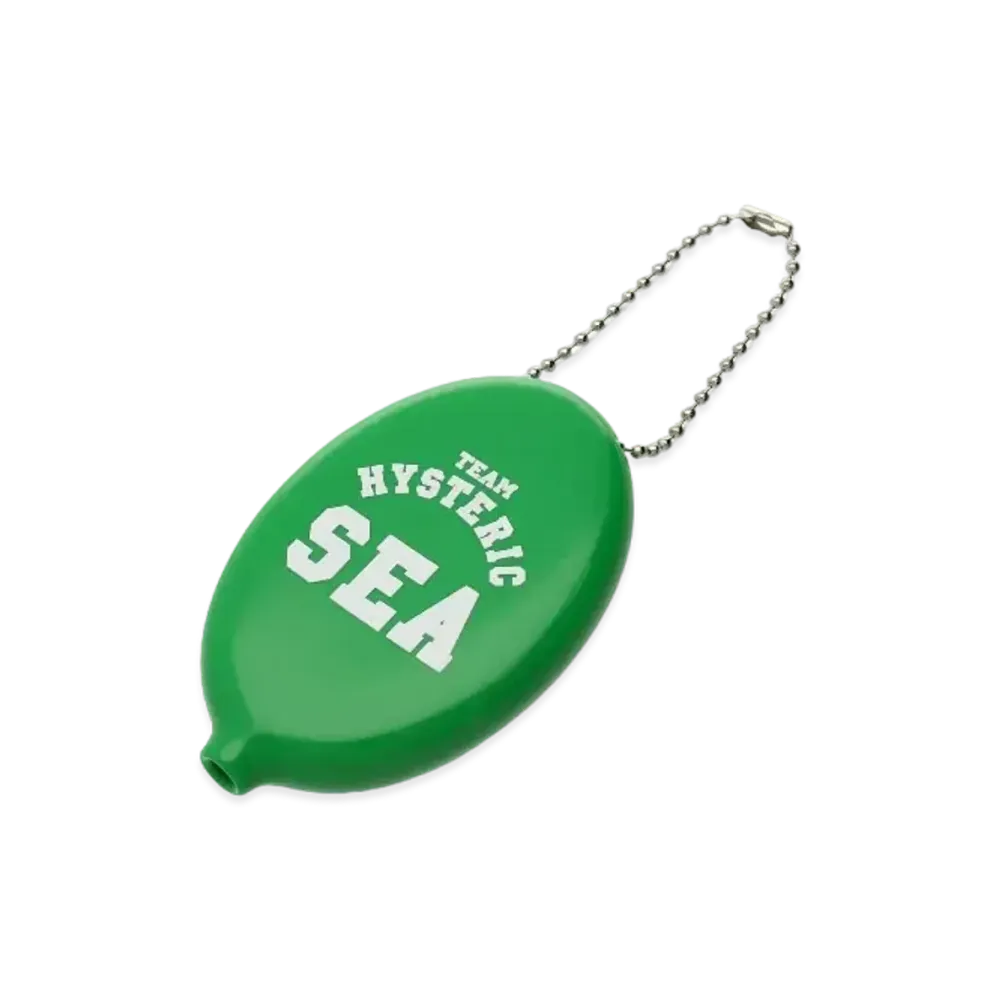 WIND AND SEA x HYSTERIC GLAMOUR Rubber Coin Case "Green"