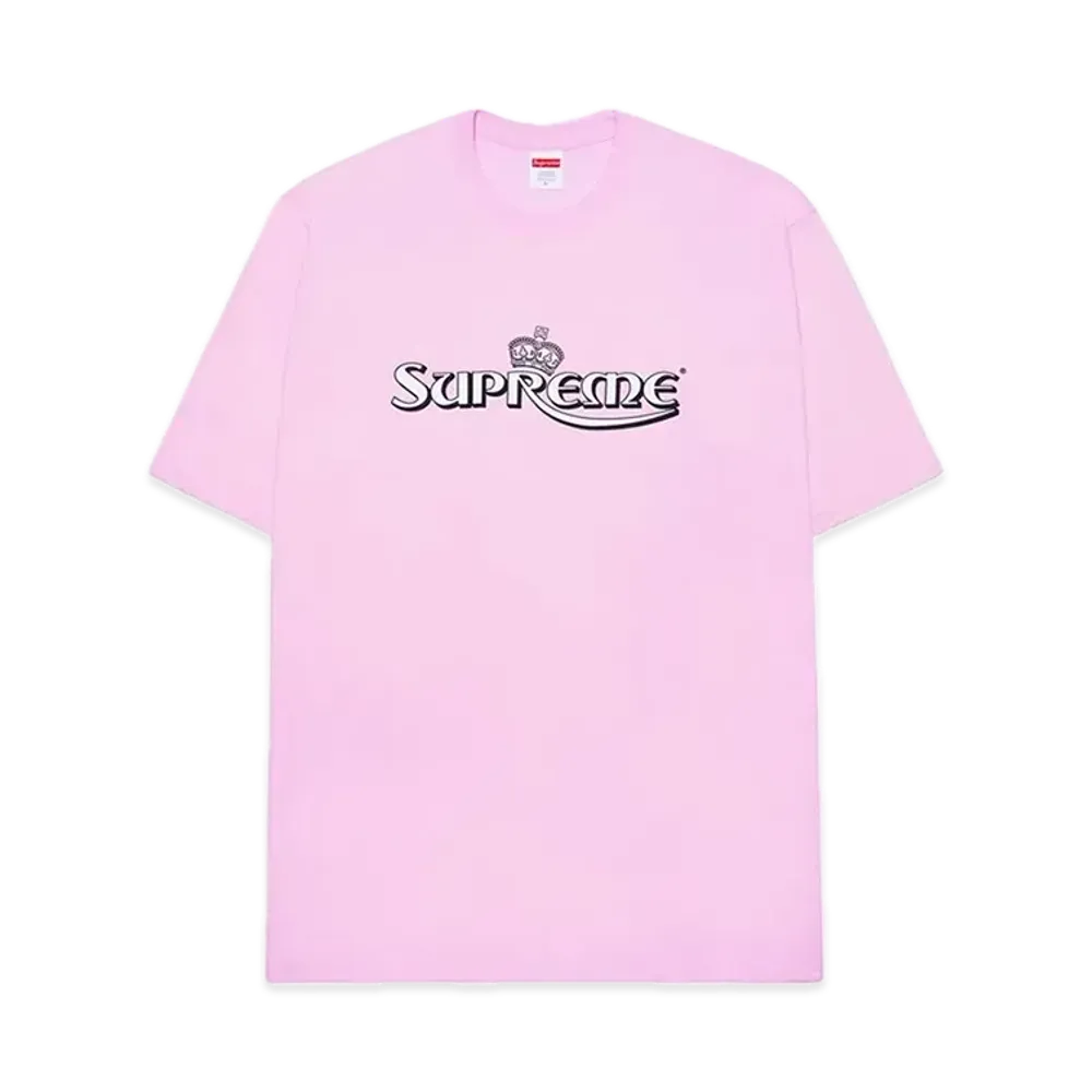 Supreme Crown Tee "Light Pink
"