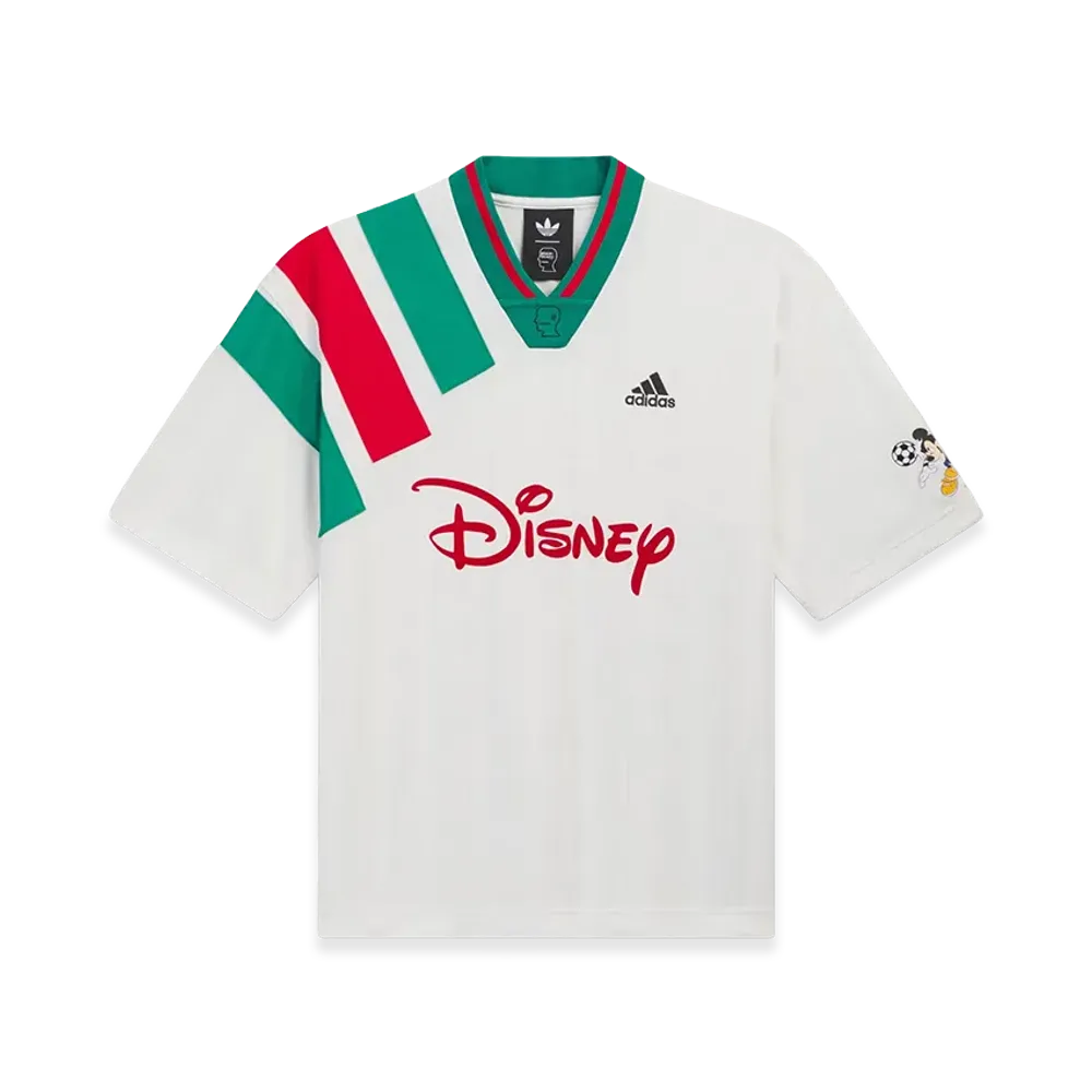 adidas x Brain Dead x Disney Football Jersey "Chalk White"