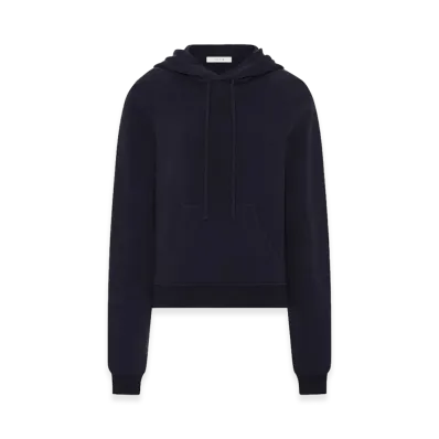 The Row Women's Timia Cotton & Cashmere Tops "Dark Navy"