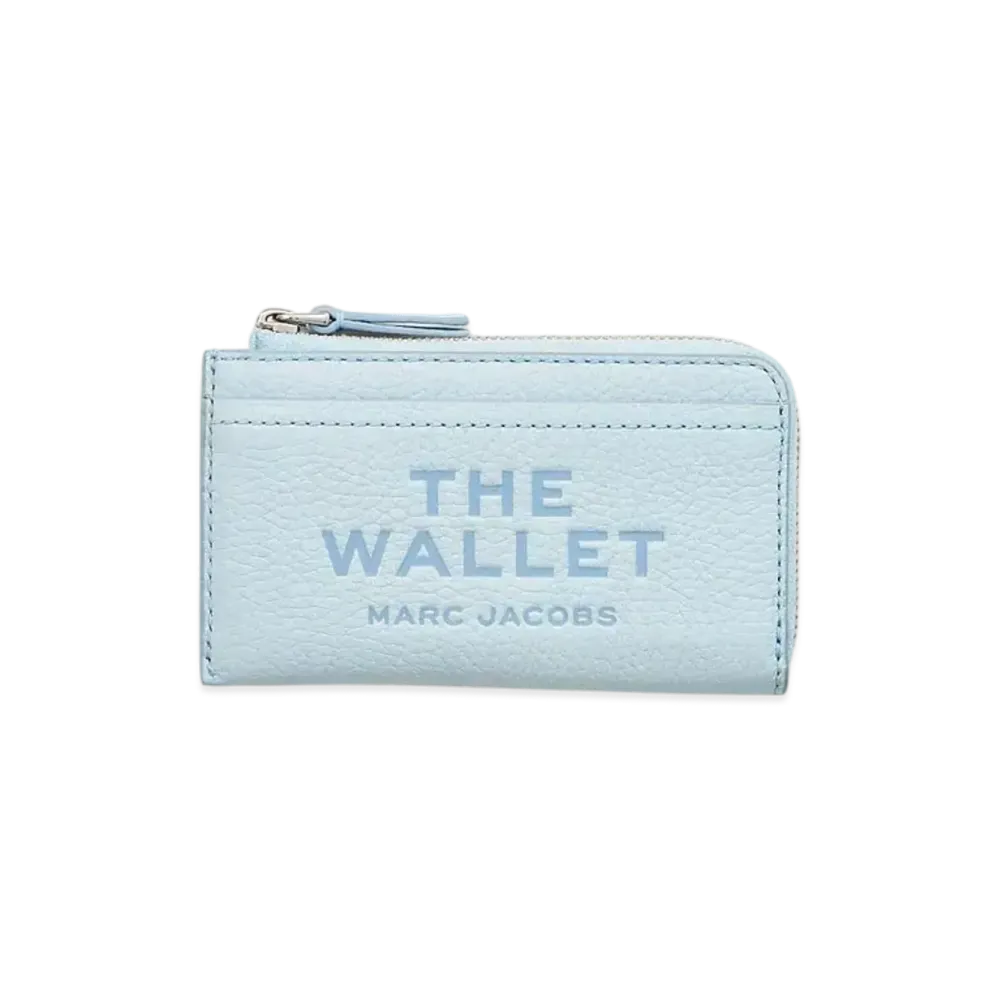 Marc Jacobs The Leather Top Zip Multi Wallet "Cloud Blue"