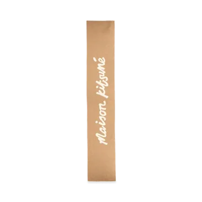 Maison Kitsune Handwriting Scarf "Light"
