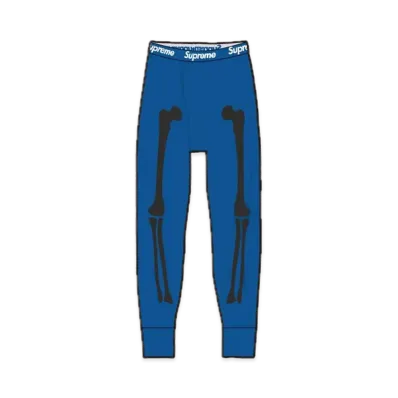 Supreme x Hanes Bones Thermal Pant (1 Pack) "Blue"