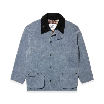 Noah x Barbour Cotton Bedale Jacket "Marino"