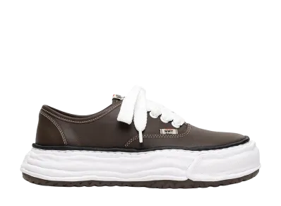 Maison MIHARA YASUHIRO BAKER 26 OG Sole Leather Low-top Sneaker "Brown"