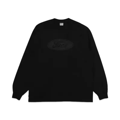 RHC Ron Herman x FUCT Logo Long Sleeve Tee "Black"