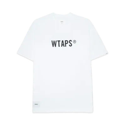 WTAPS Sign / SS / Cotton. TSSC "White"