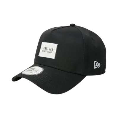 NEW ERA 9Forty A-Frame Woven Patch "Black"