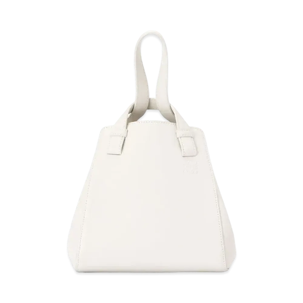 LOEWE Hammock Nugget Bag In Nappa Calfskin "Soft White"