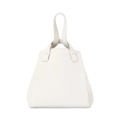 LOEWE Hammock Nugget Bag In Nappa Calfskin "Soft White"