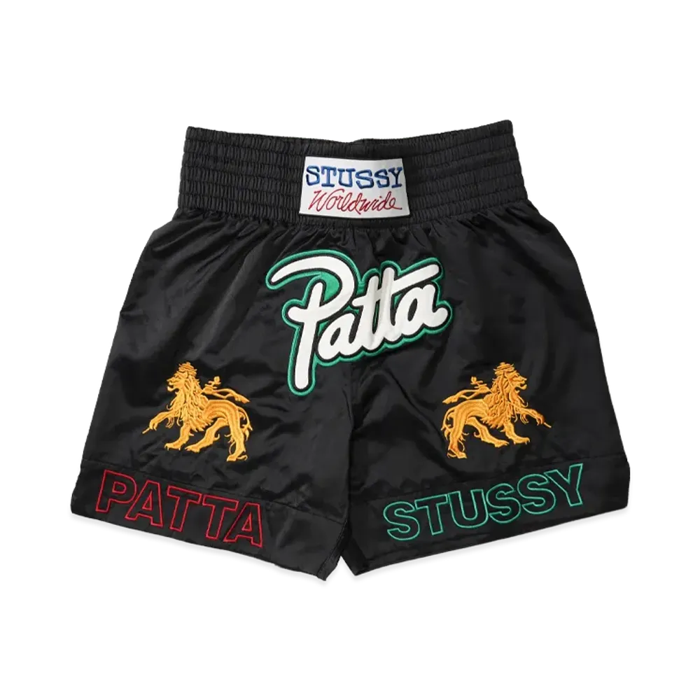 Stussy x Patta Boxing Short "Black"