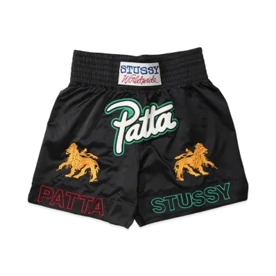 Stussy x Patta Boxing Short "Black"