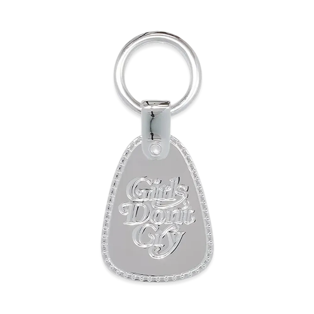 Dover Street Market x VERDY Girls Don't Cry Logo Keychain "Sterling Silver"