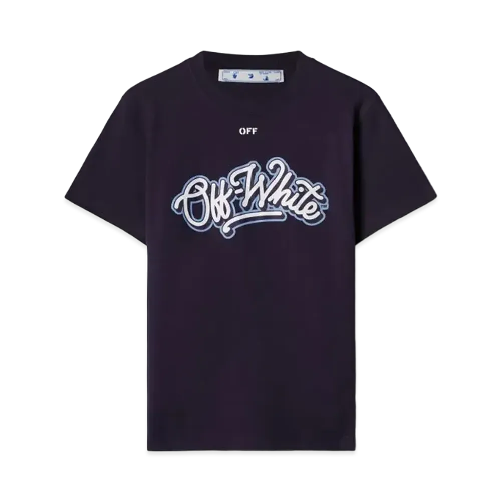 OFF-WHITE C/O Chicago Bulls T-Shirt "Navy"