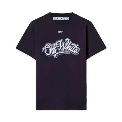 OFF-WHITE C/O Chicago Bulls T-Shirt "Navy"