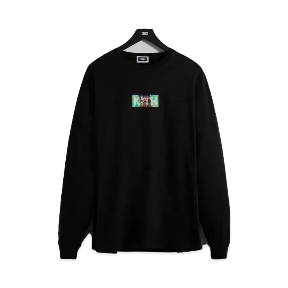 Kith x Ludovic Nkoth Classic Logo L/S Tee "Black"