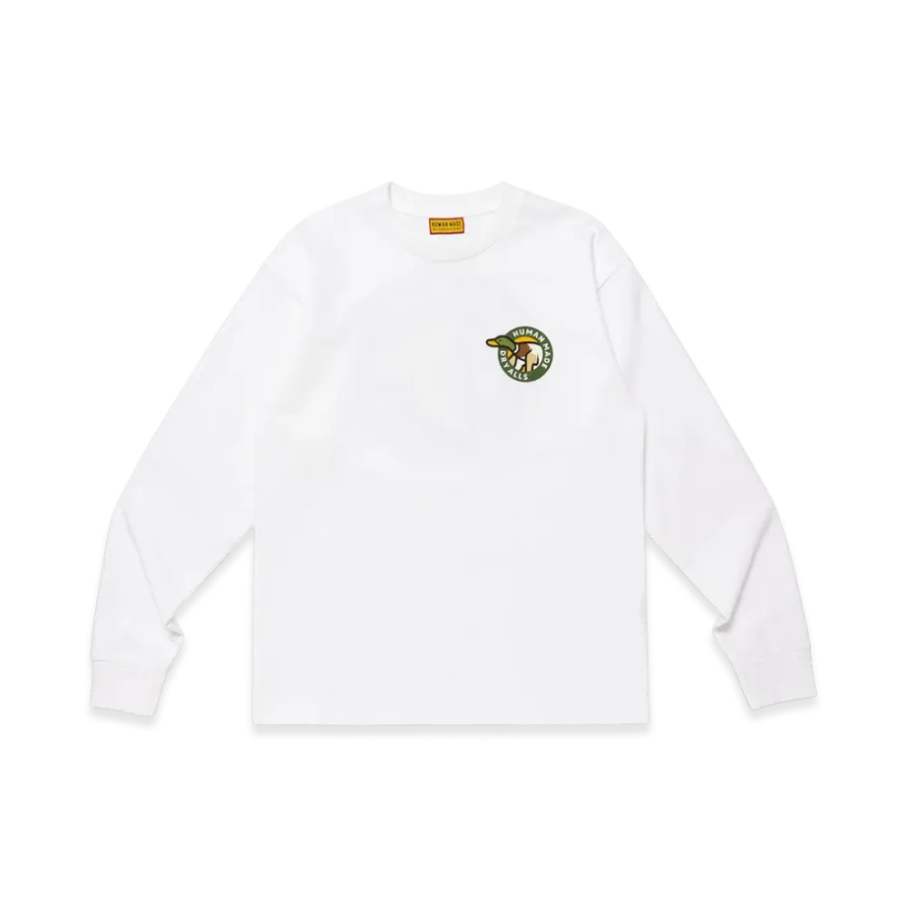 HUMAN MADE Graphic L/S T-Shirt "White"