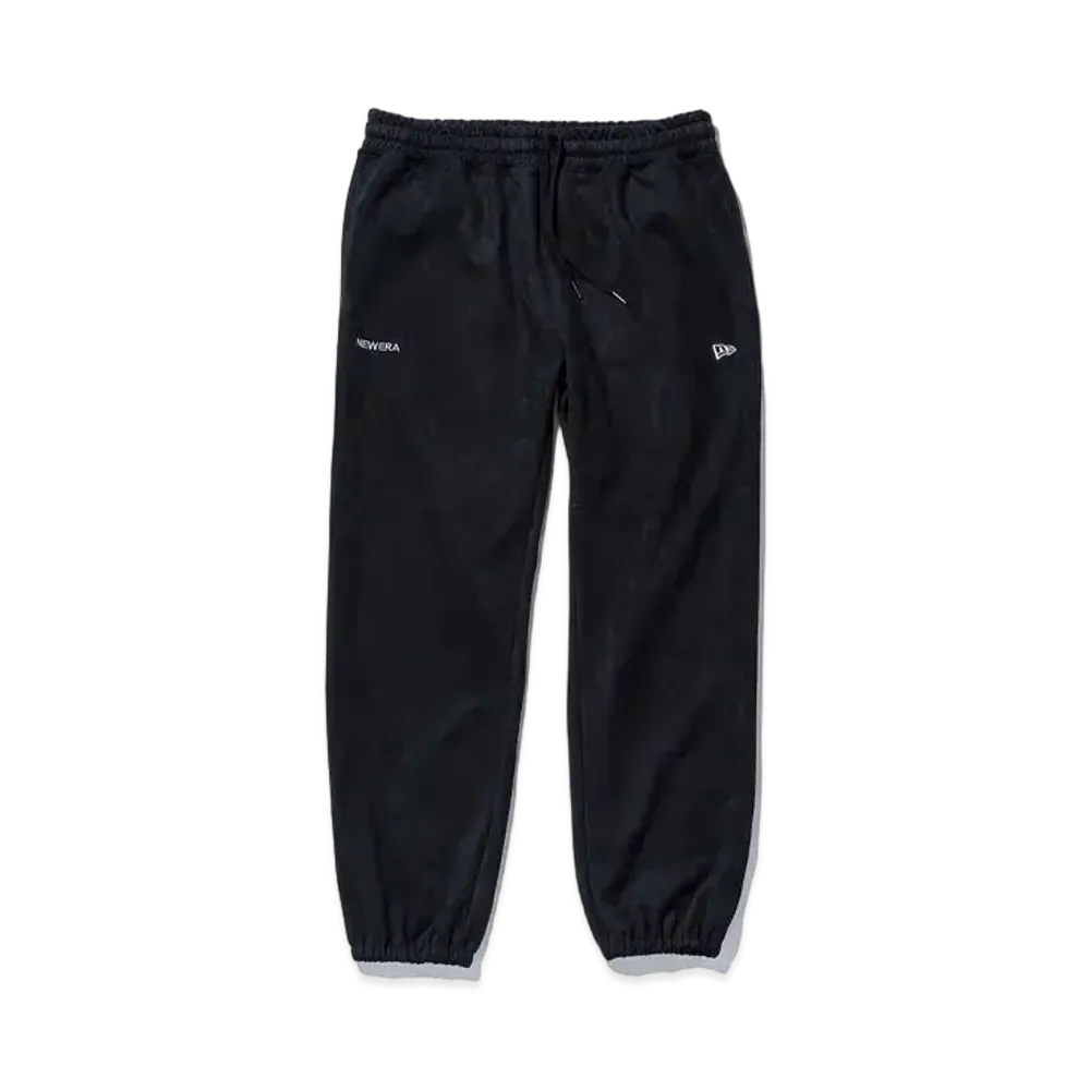 NEW ERA Sweatpants Poly Suede Wordmark "Black"