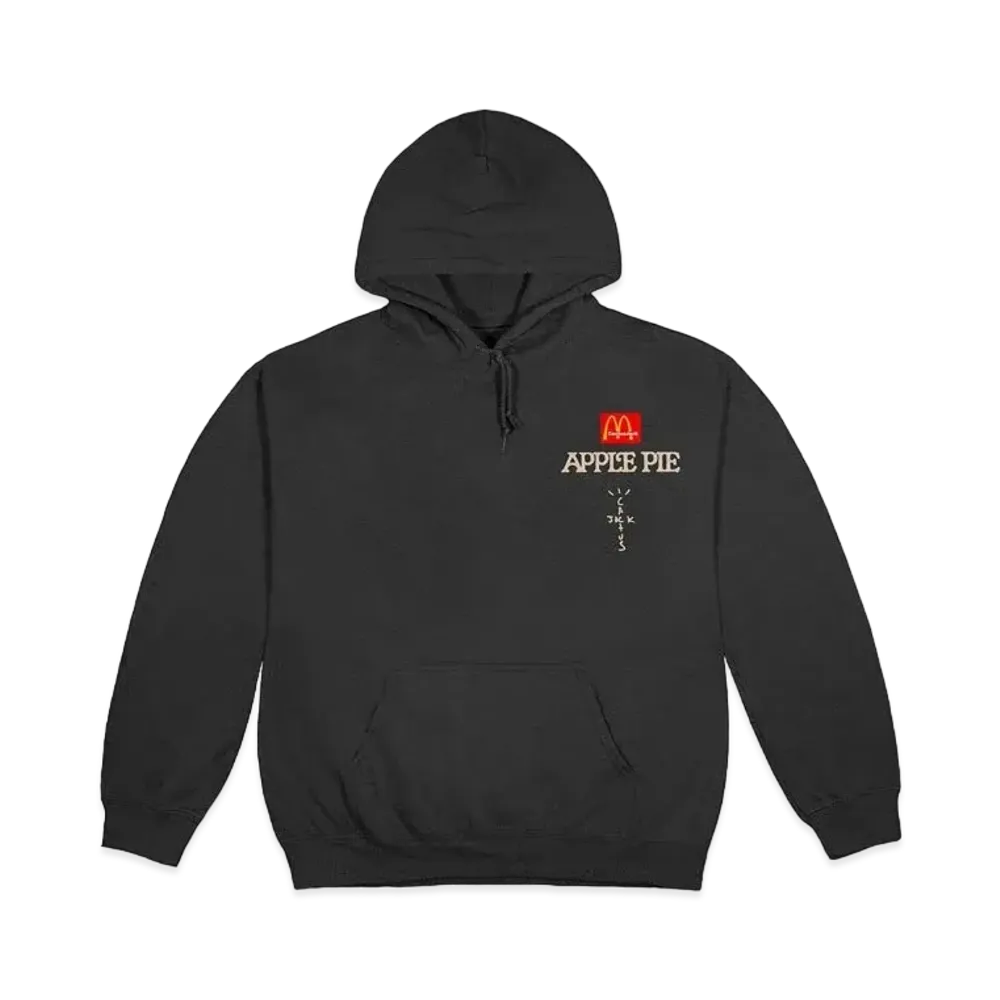 Travis Scott Cactus Jack x McDonald's Apple Pie Hoodie "Washed Black"