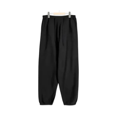 COMOLI Wool Knit Trousers "Black"