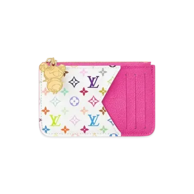 Louis Vuitton x Takashi Murakami Romy Card Holder "Kawaii Pink"