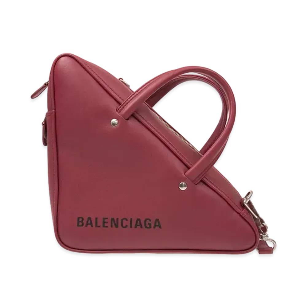 BALENCIAGA Leather Handbag "Red"