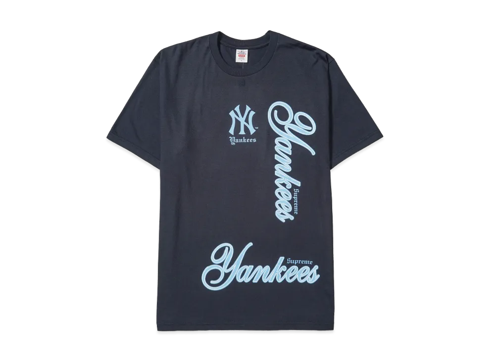 Supreme x MLB Teams Tee NY "Navy"