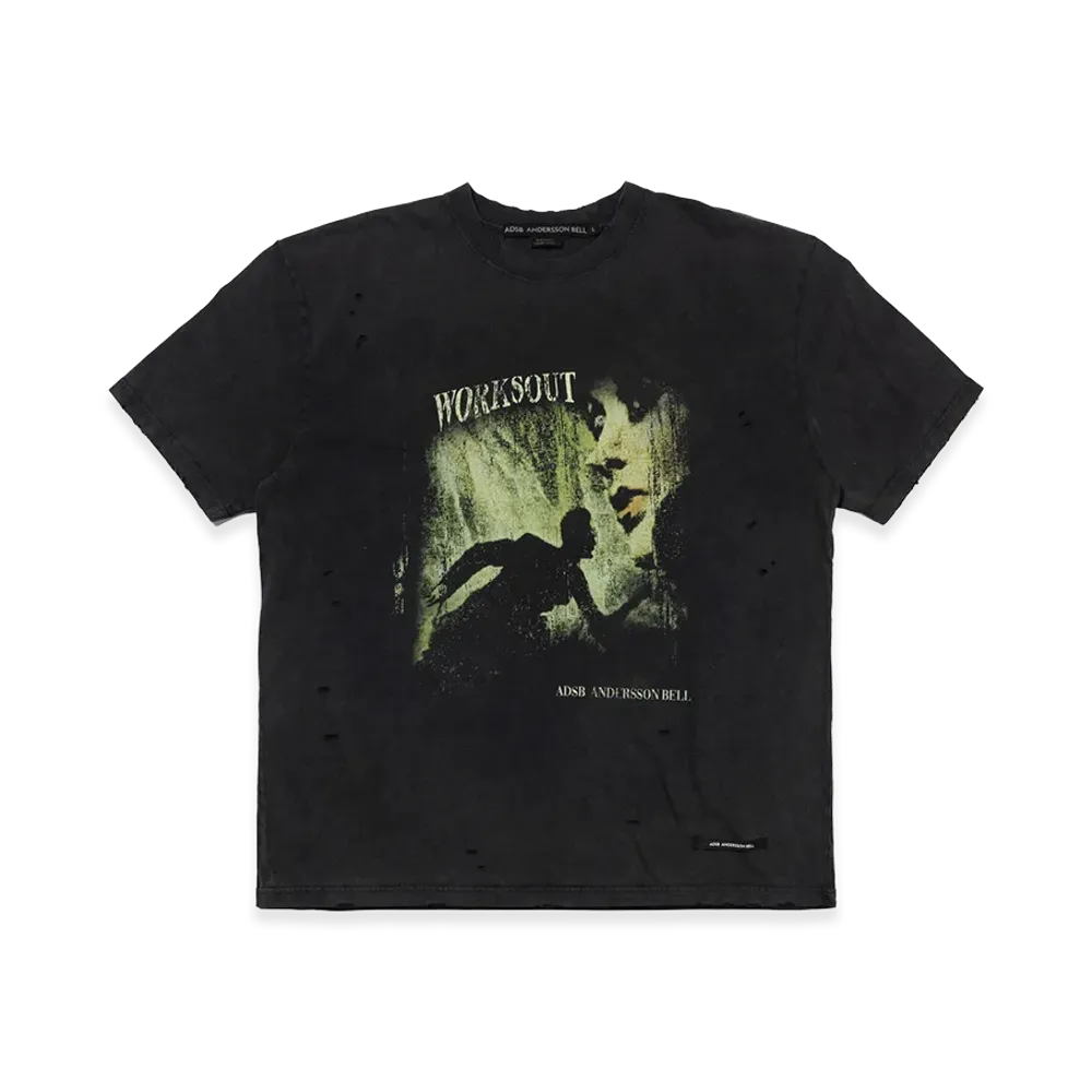 WORKSOUT x Andersson Bell Aoyama Exclusive Tee "Black"