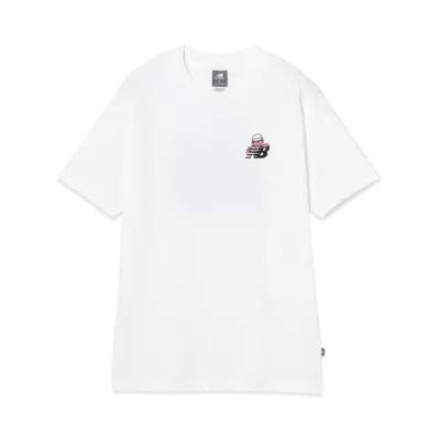 BEAMS T x New Balance x Face Oka Character T-Shirt "White"