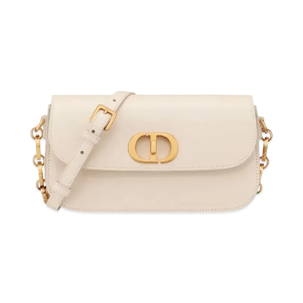 Dior 30 Montaigne Avenue Bag Box Calfskin "Dusty Ivory"