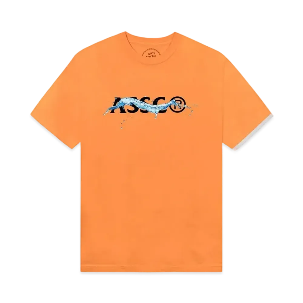 ANTI SOCIAL SOCIAL CLUB SUMMER 24 MAJOR DROP Liquidity Tee "Orange Sherbert"