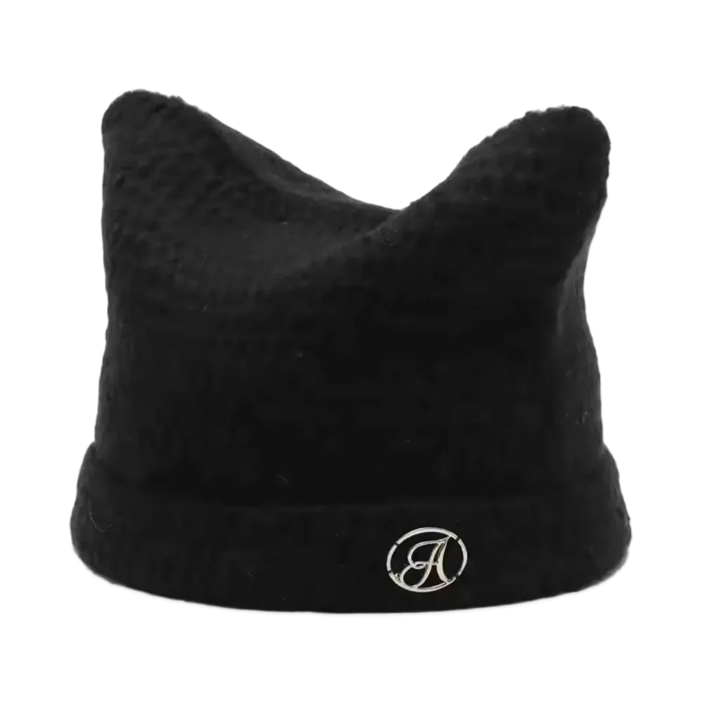 atmos Pink Cat Beani "Black"
