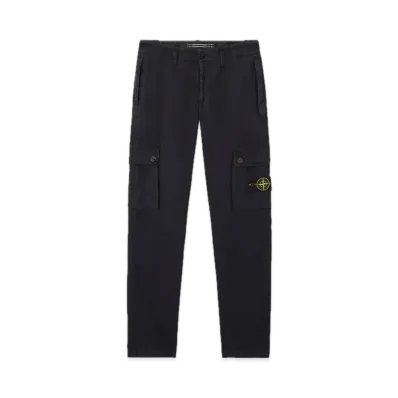 Stone Island 3100303 Brushed Organic Cotton Canvas Old Effect "Navy Blue"